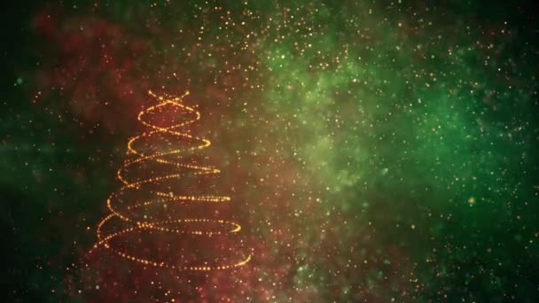 Arbre Noël Fond Hiver — Video