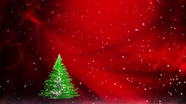 Büyüyen Noel ağacı kış tatil arka plan