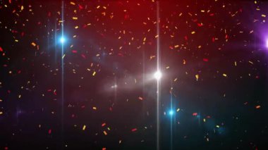 Yeni yıl kutlama soyut konfeti arka plan