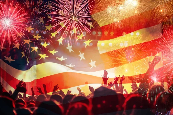 Фон Празднования Американского Флага — стоковое фото