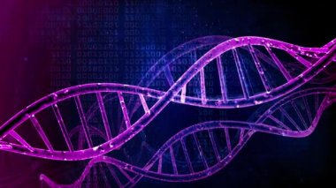 DNA iplikçik tıp ve genetik arka plan
