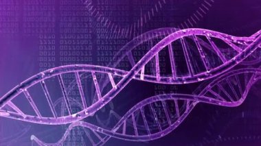 DNA iplikçik tıp ve genetik arka plan