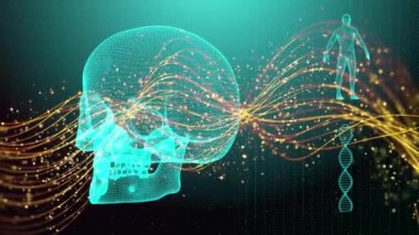 Dna iplikçik kafatası ve insan vücudu ile tıbbi geçmişi