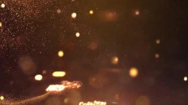 Bokeh ışık arkaplanını özetle