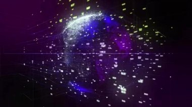 Küresel teknoloji ağ arka plan