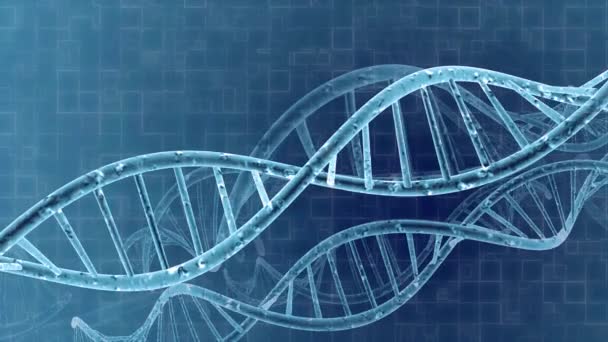 Dna Double Helix Medical Background — Stock Video
