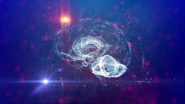 Concept Intelligence Artificielle Cerveau Humain — Video