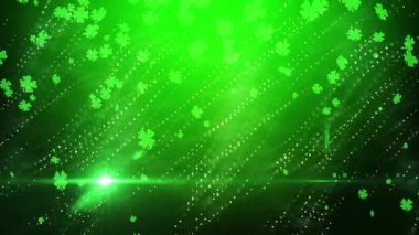 St. Patrick yeşil şanslı yonca arka plan