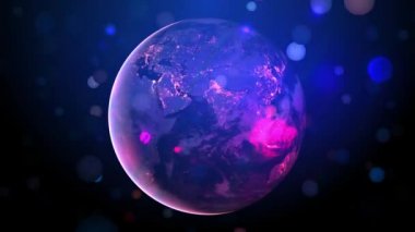 Küresel iletişim dünya arka plan