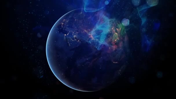 全球通信地球背景 — 图库视频影像