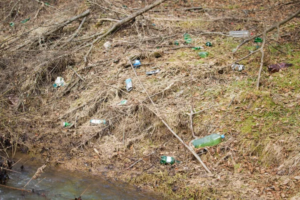 River plastic pollution, plastic waste in water
