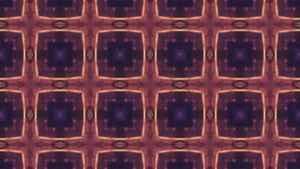 Abstract Retro Kaleidoscope Background — Stock Video