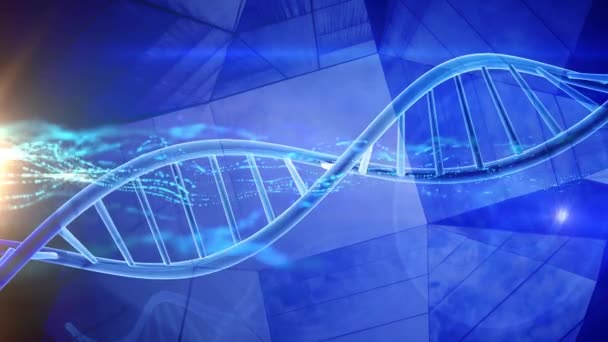 遗传学 Dna 双螺旋链 — 图库视频影像