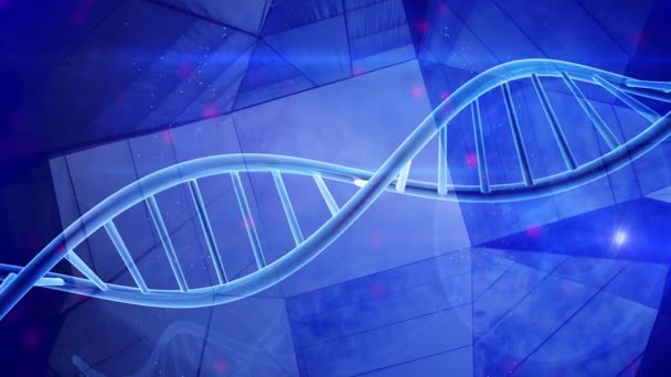 遗传学 Dna 双螺旋链 — 图库视频影像