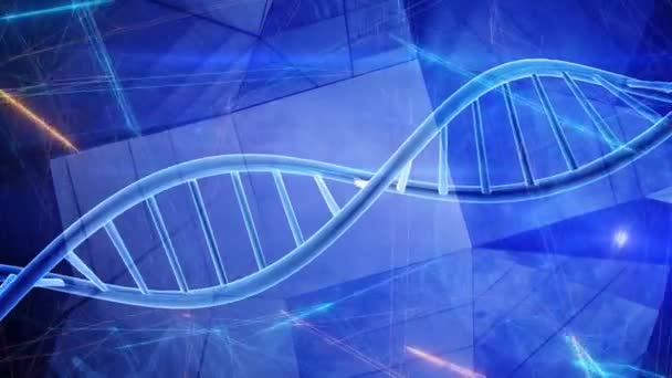 遗传学 Dna 双螺旋链 — 图库视频影像