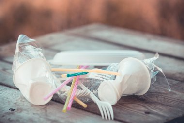 Plastik atık kirliliği kavramı arka plan