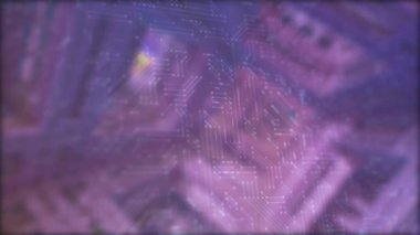 Soyut Teknoloji Ağı Arkaplanı