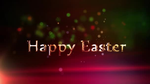 Happy Easter Voorjaar Achtergrond — Stockvideo