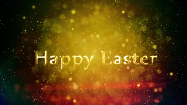 Happy Easter Voorjaar Achtergrond — Stockvideo