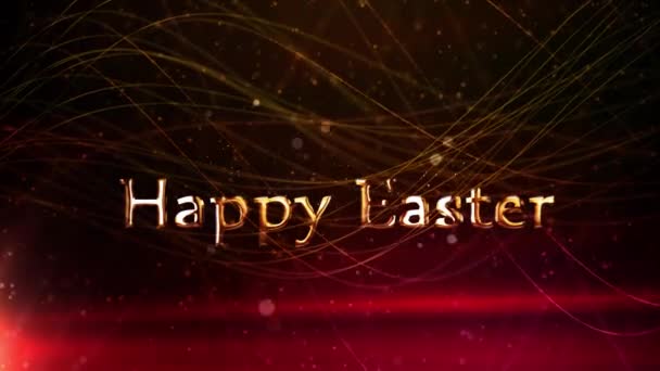 Happy Easter Voorjaar Achtergrond — Stockvideo