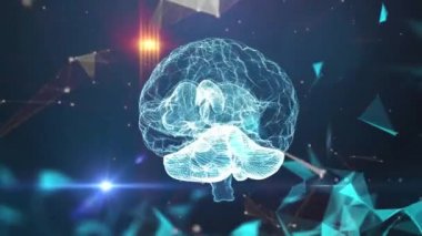 Beyin tıp teknolojisi arka plan