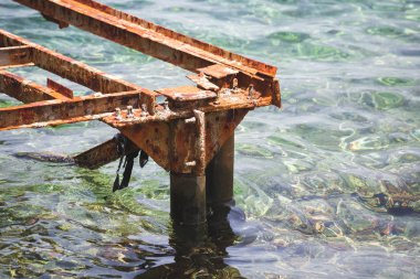 Deniz suyu yaz tatili arka plan