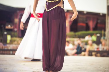 Egzotik oryantal dans yumuşak hareket