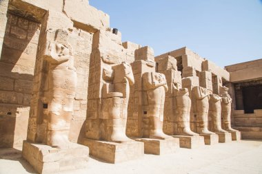 Mısır 'ın Theba kentindeki Karnak Tapınağı Kompleksi