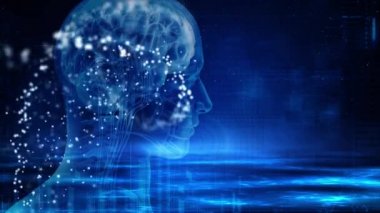 Dna iplikçikli tıbbi dijital arka plan