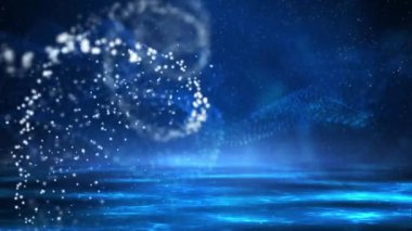 Dna iplikçikli tıbbi dijital arka plan