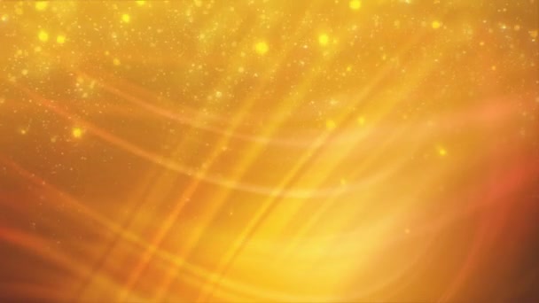 Gyllene Glitter Partiklar Framgång Bakgrund — Stockvideo