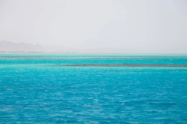 Голубой Морской Воды Летний Фон — стоковое фото