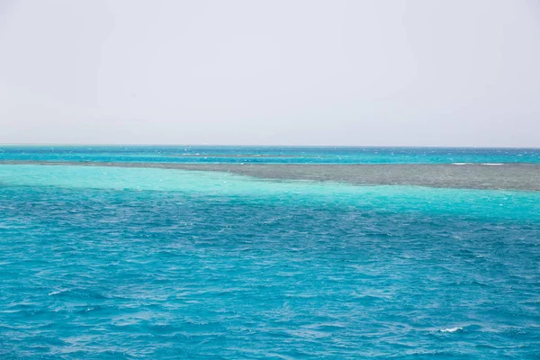 Голубой Морской Воды Летний Фон — стоковое фото