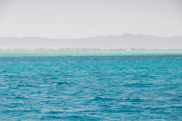 Blauwe Zee Water Zomer Achtergrond — Stockfoto
