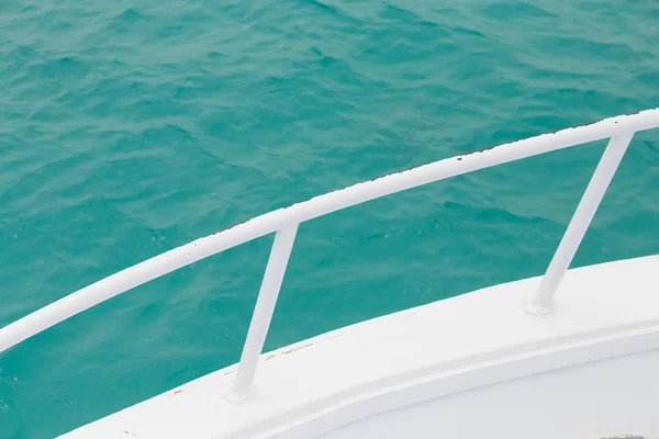 Dettaglio Yacht Mare Estivo Barca Vela — Foto Stock