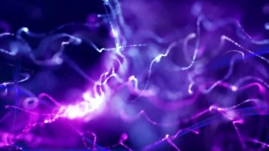 Mavi dalga dijital soyut arka plan