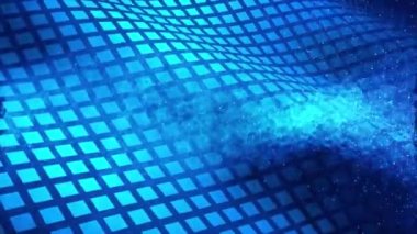 Dijital teknoloji mavi dalga arka plan