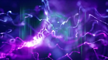 Küresel dijital mavi teknoloji arka planı