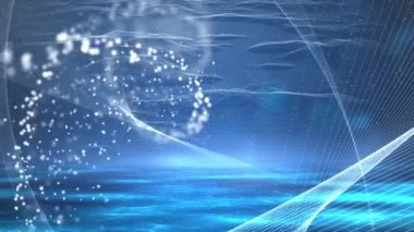 Soyut tıbbi genetik iplikçik arka plan