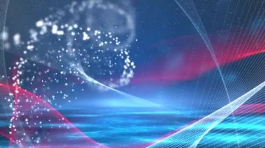 Soyut tıbbi genetik iplikçik arka plan