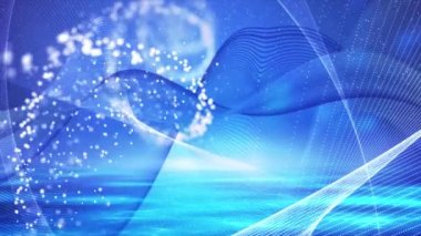 Soyut tıbbi genetik iplikçik arka plan