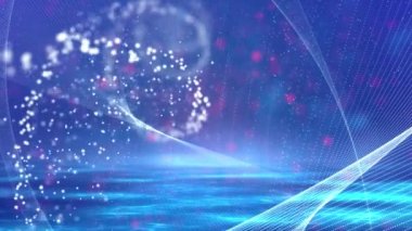 Soyut tıbbi genetik iplikçik arka plan