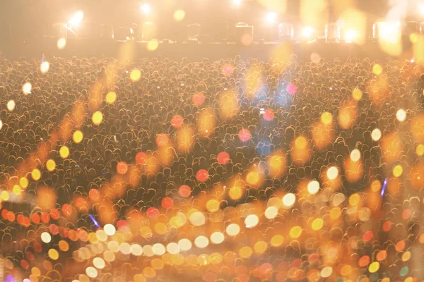 Crowd Summer Festival Blurred Background — Stock Photo, Image