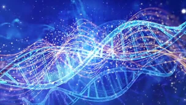 Абстрактная Медицинская Генетика — стоковое видео