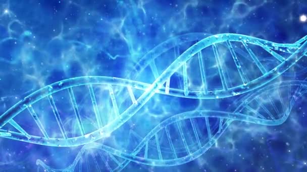 Latar Belakang Dna Genetik Medis Abstrak — Stok Video