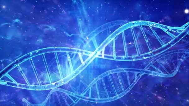 Genetica Medica Astratta Background Dna — Video Stock