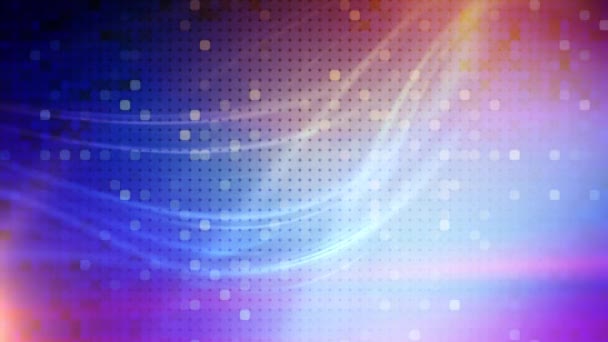 Abstrait particules bleues fond numérique  