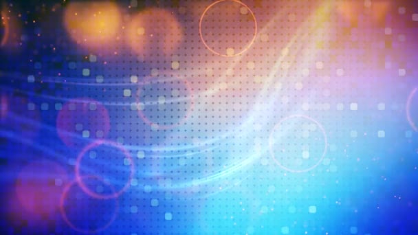 Abstrait particules bleues fond numérique  