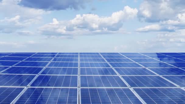 Paneles Solares Fotovoltaicos Energía Verde — Vídeo de stock