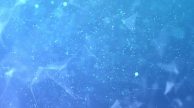 Soyut dijital teknoloji pleksus parçacıkları